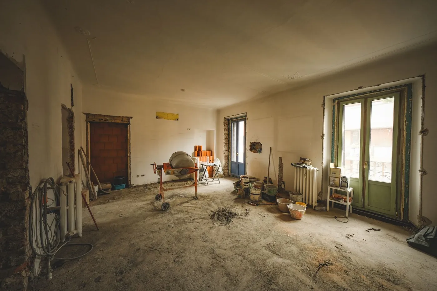 Vivienda durante una reforma integral